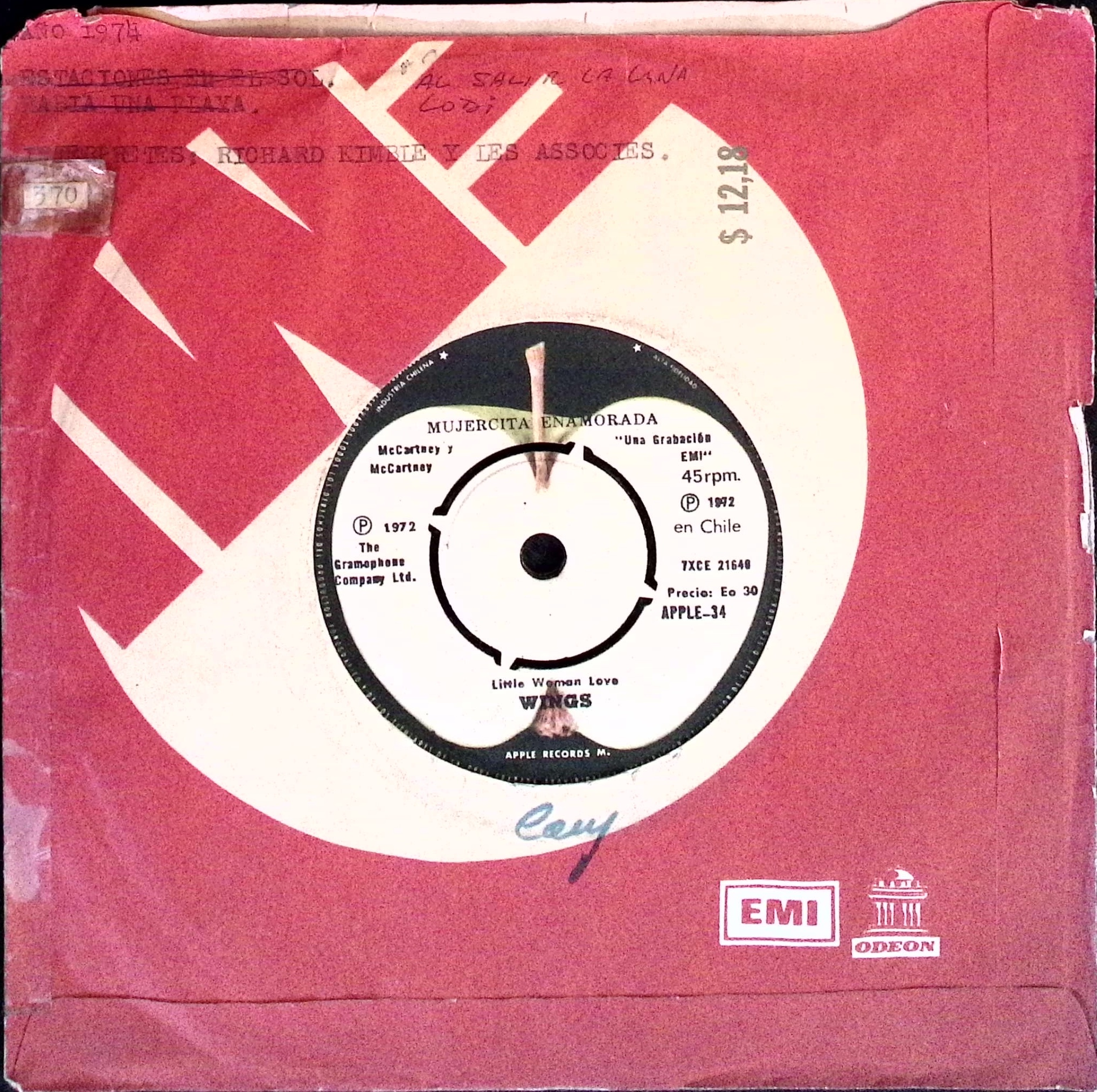 Paul Mccartney - Mary Had A Little Lamb (Chile)