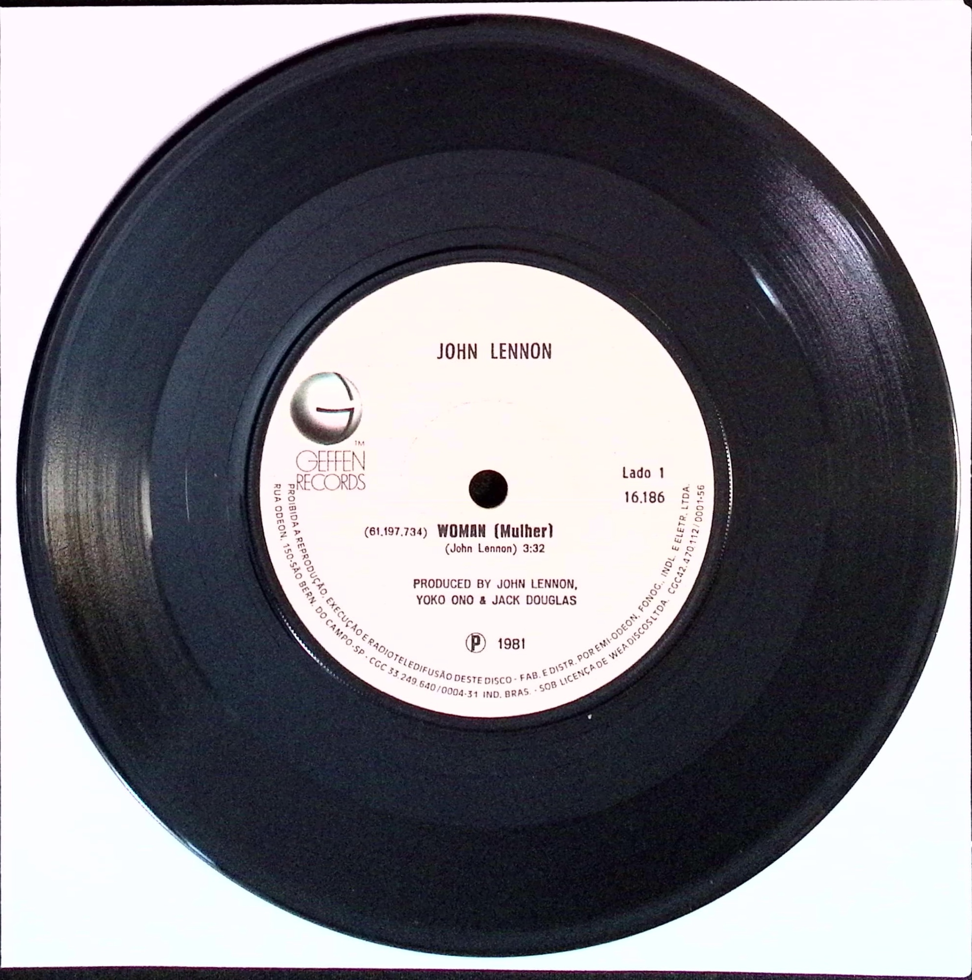 John Lennon - Woman / Beautiful Boys (Brazil)