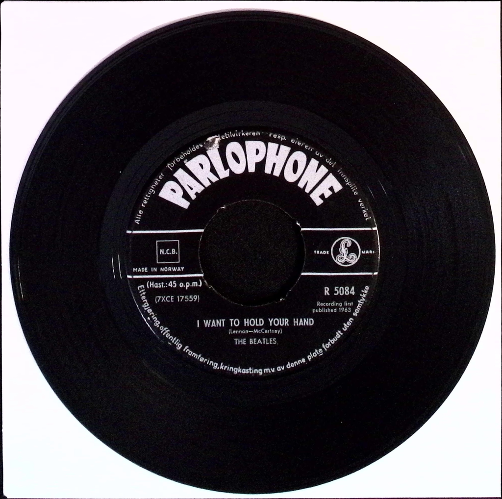The Beatles - I Want To Hold Your Hand / This Boy (Norway)