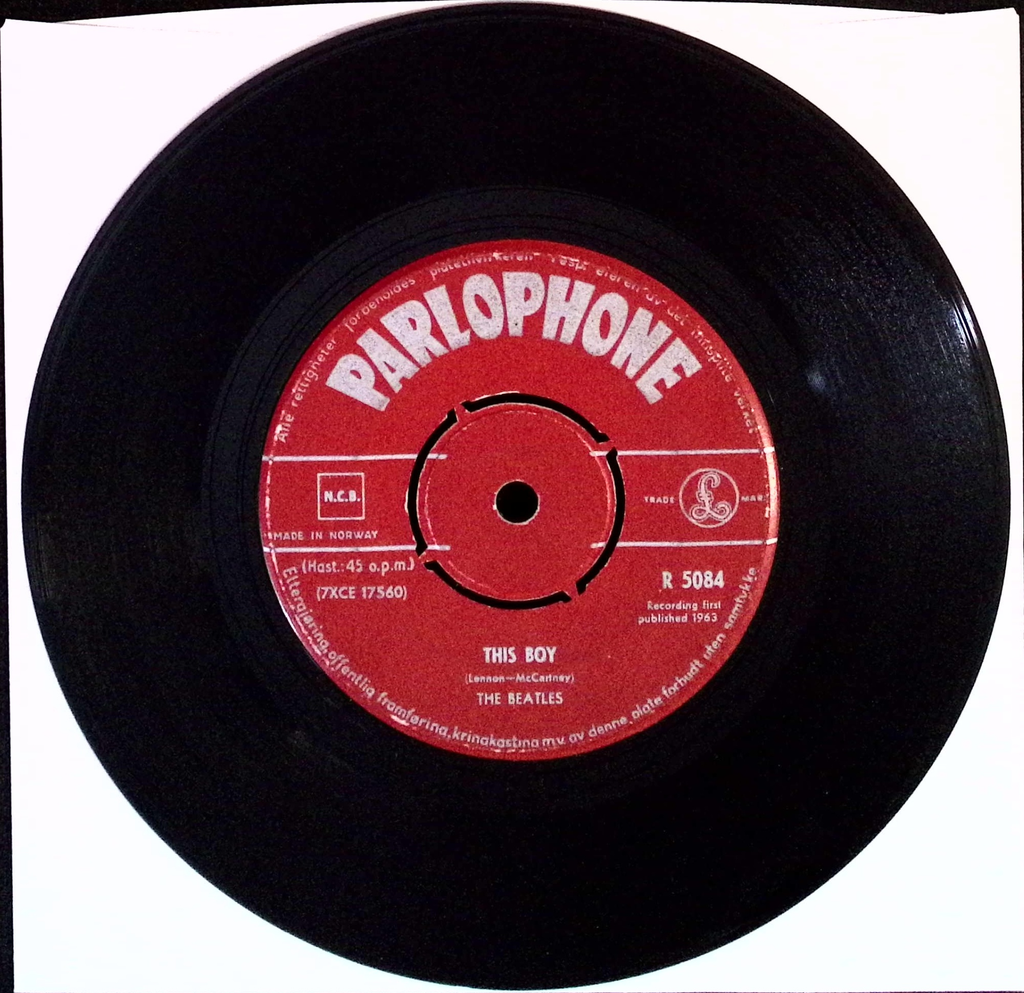 The Beatles - I Want to Hold Your Hand / This Boy (Norway)