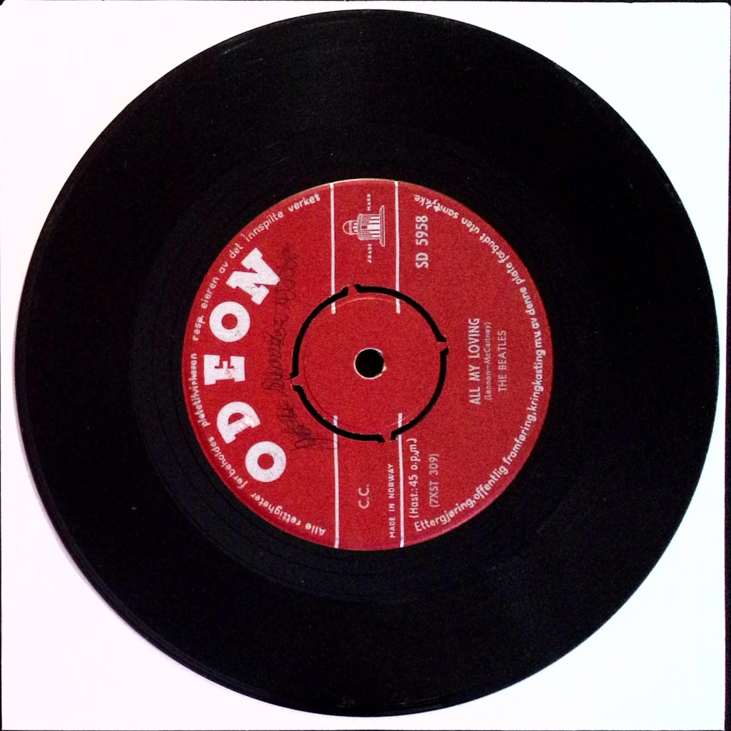 The Beatles - All My Loving / I Saw Her Standing There (Norway)