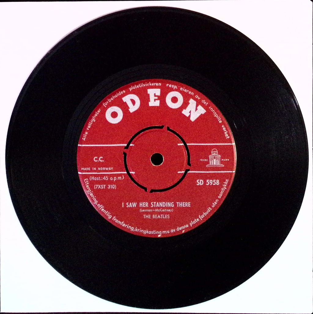 The Beatles - All My Loving / I Saw Her Standing There (Norway)