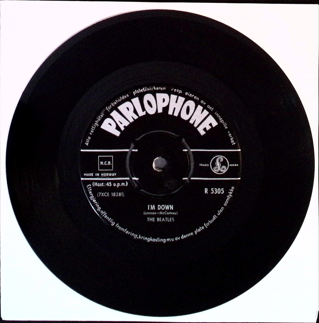 The Beatles - Help! / I'm down (Norway)
