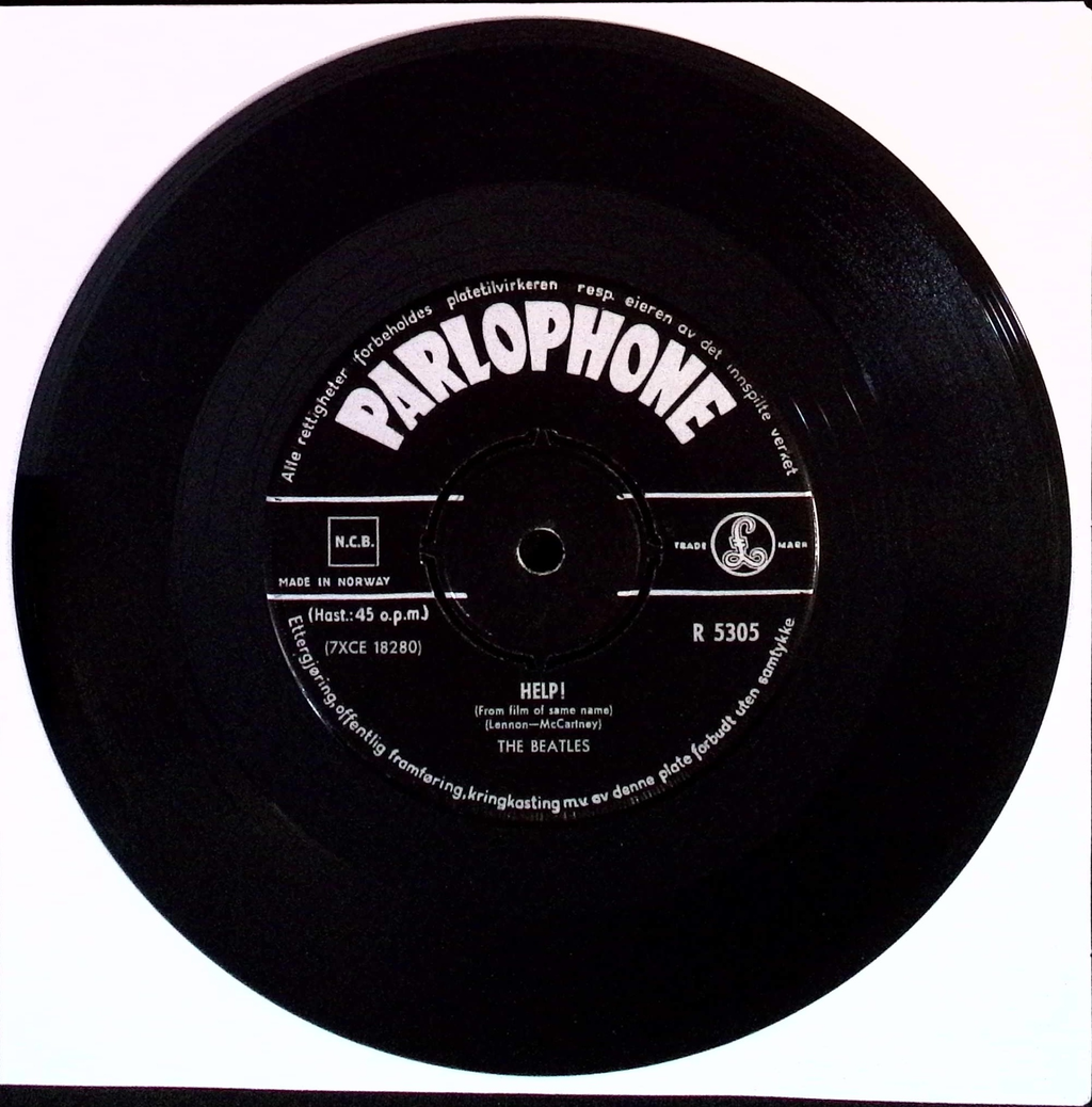 The Beatles - Help / I'm Down (Norway)
