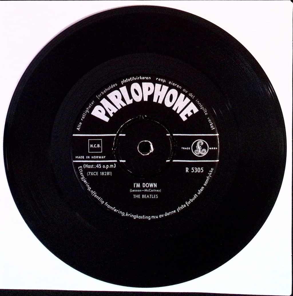 The Beatles - Help / I'm Down (Norway)