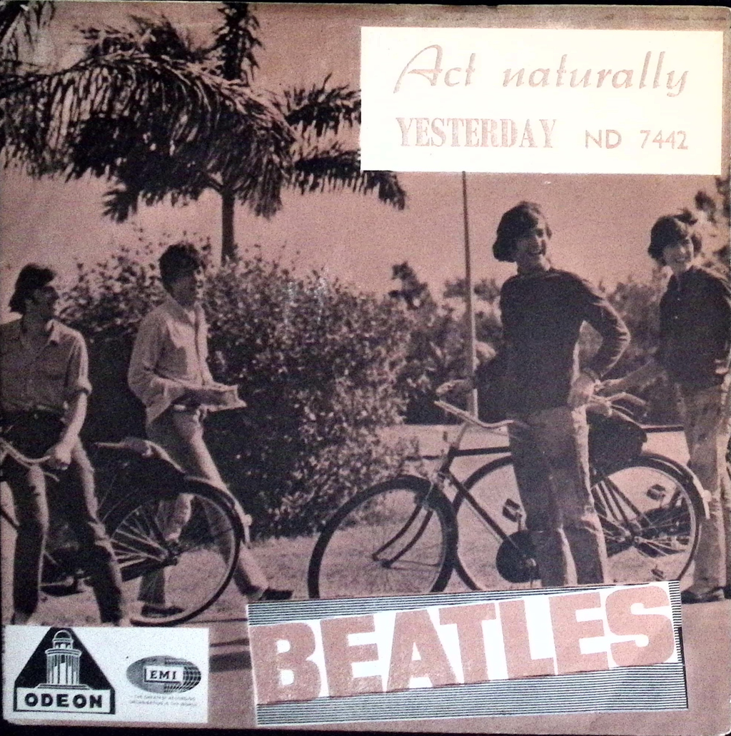 The Beatles - Act naturally / Yesterday (Norway)