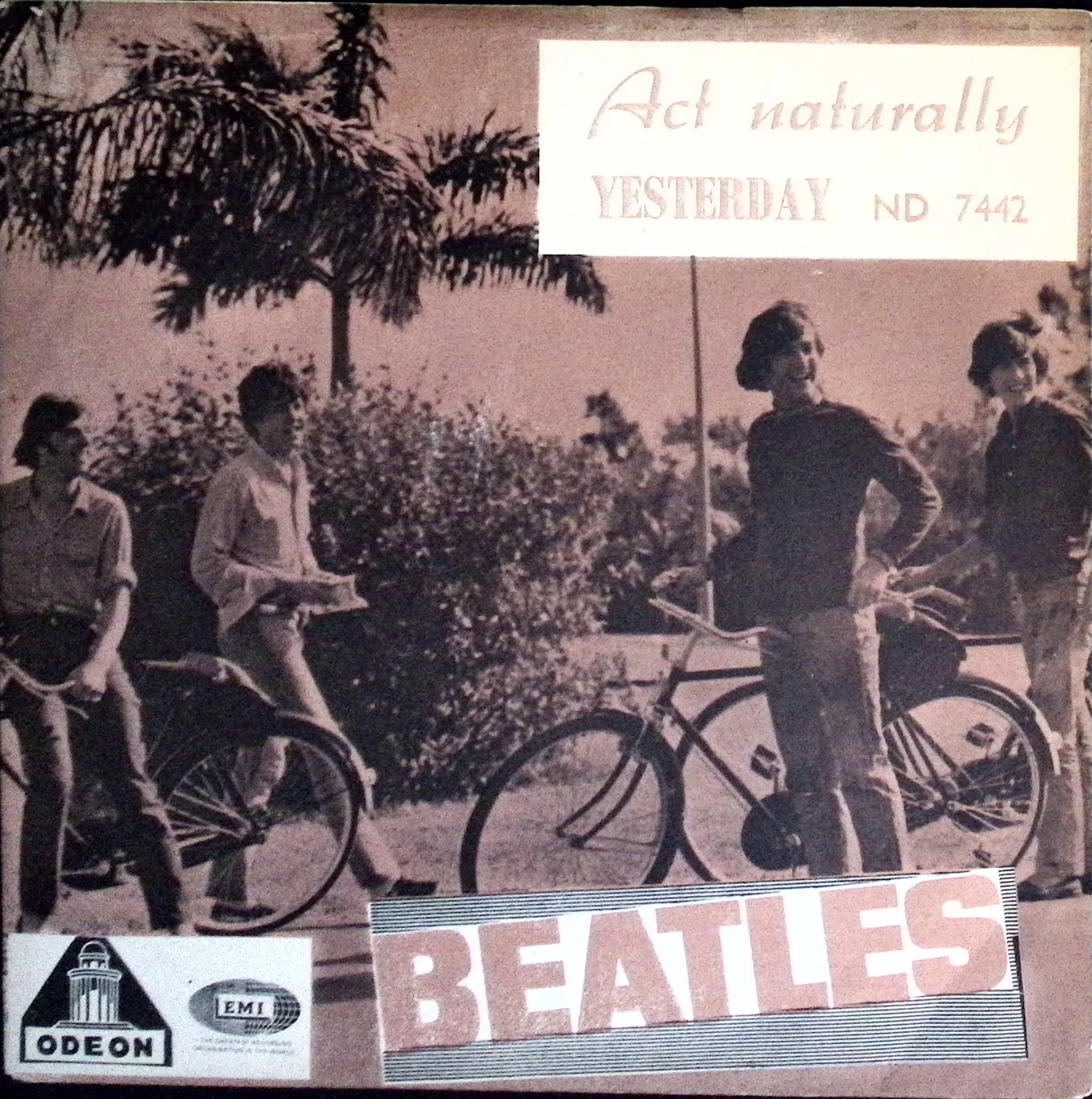 The Beatles - Act naturally / Yesterday (Norway)