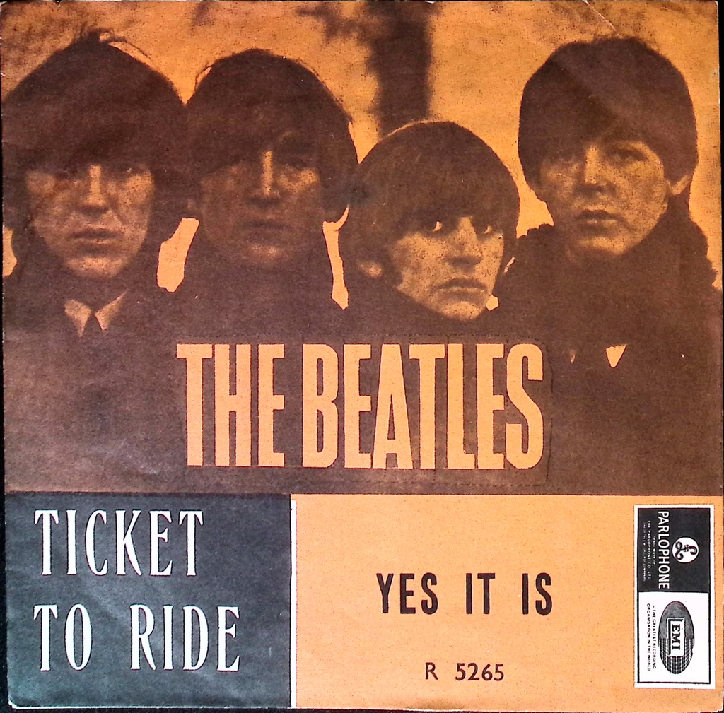The Beatles - Ticket to ride / Yes it is (Norway)