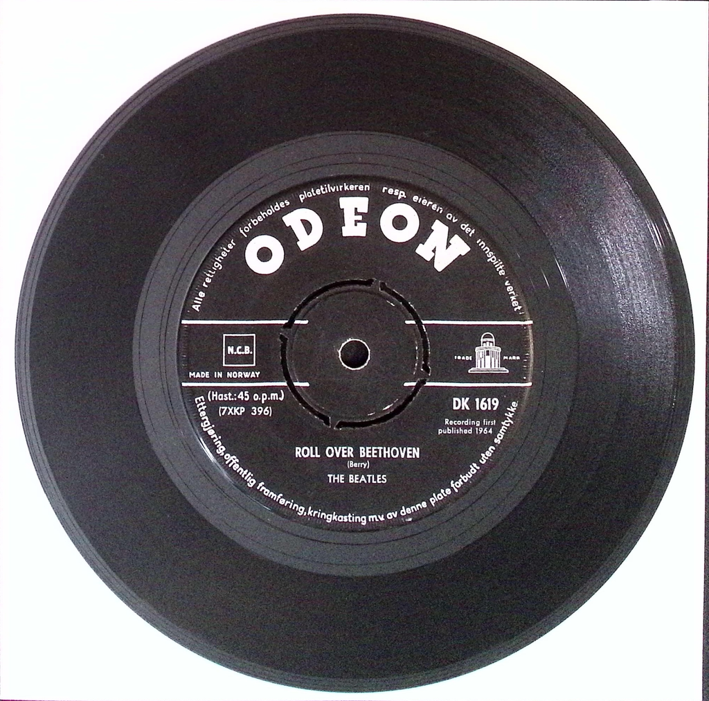 The Beatles - Roll over beethoven / Please mister postman (Norway)