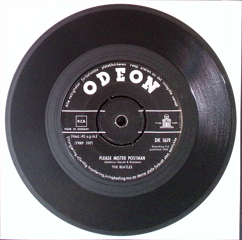 The Beatles - Roll over beethoven / Please mister postman (Norway)
