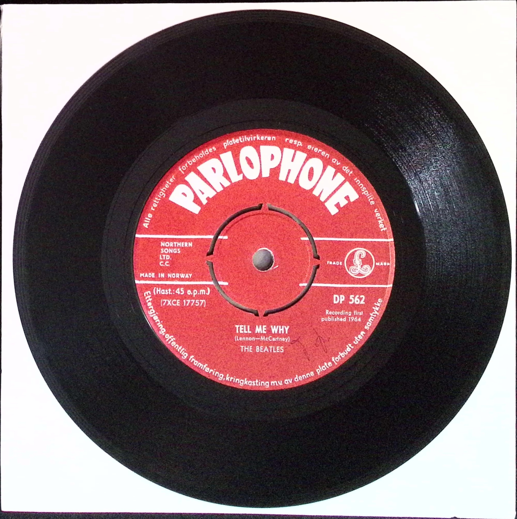 The Beatles - If I Fell / Tell Me Why (Norway)