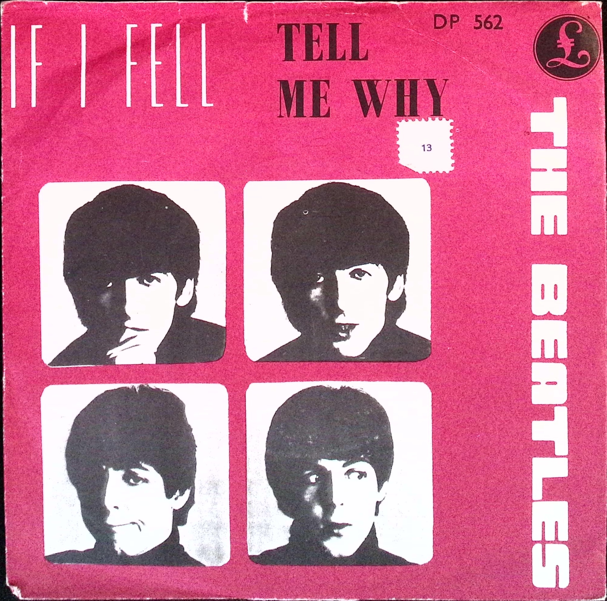The Beatles - If I Fell / Tell Me Why (Norway)