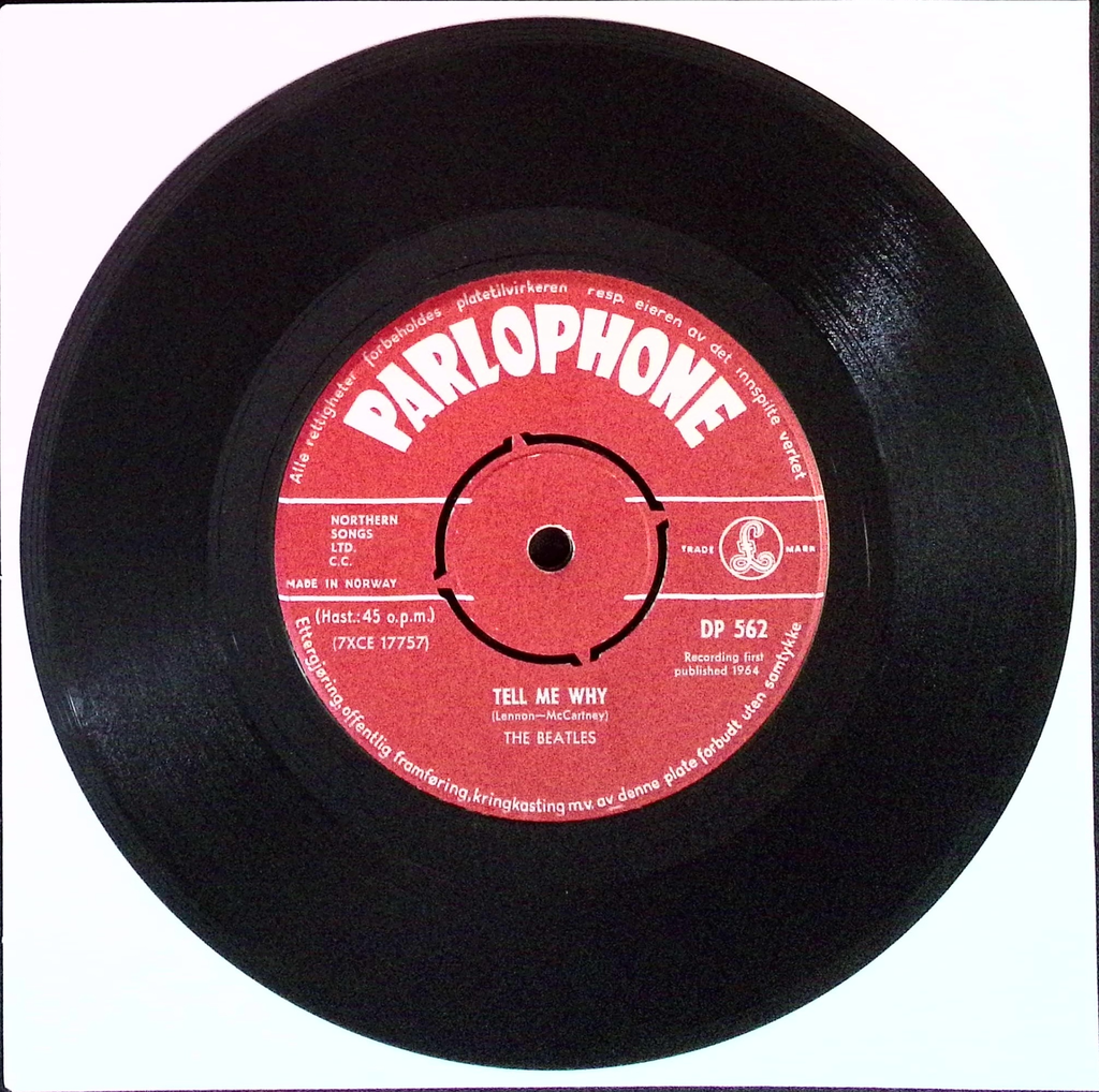 The Beatles - If I Fell / Tell Me Why (Norway)