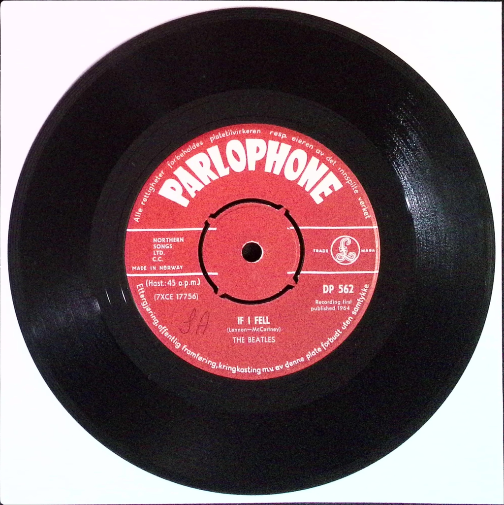 The Beatles - If I Fell / Tell Me Why (Norway)