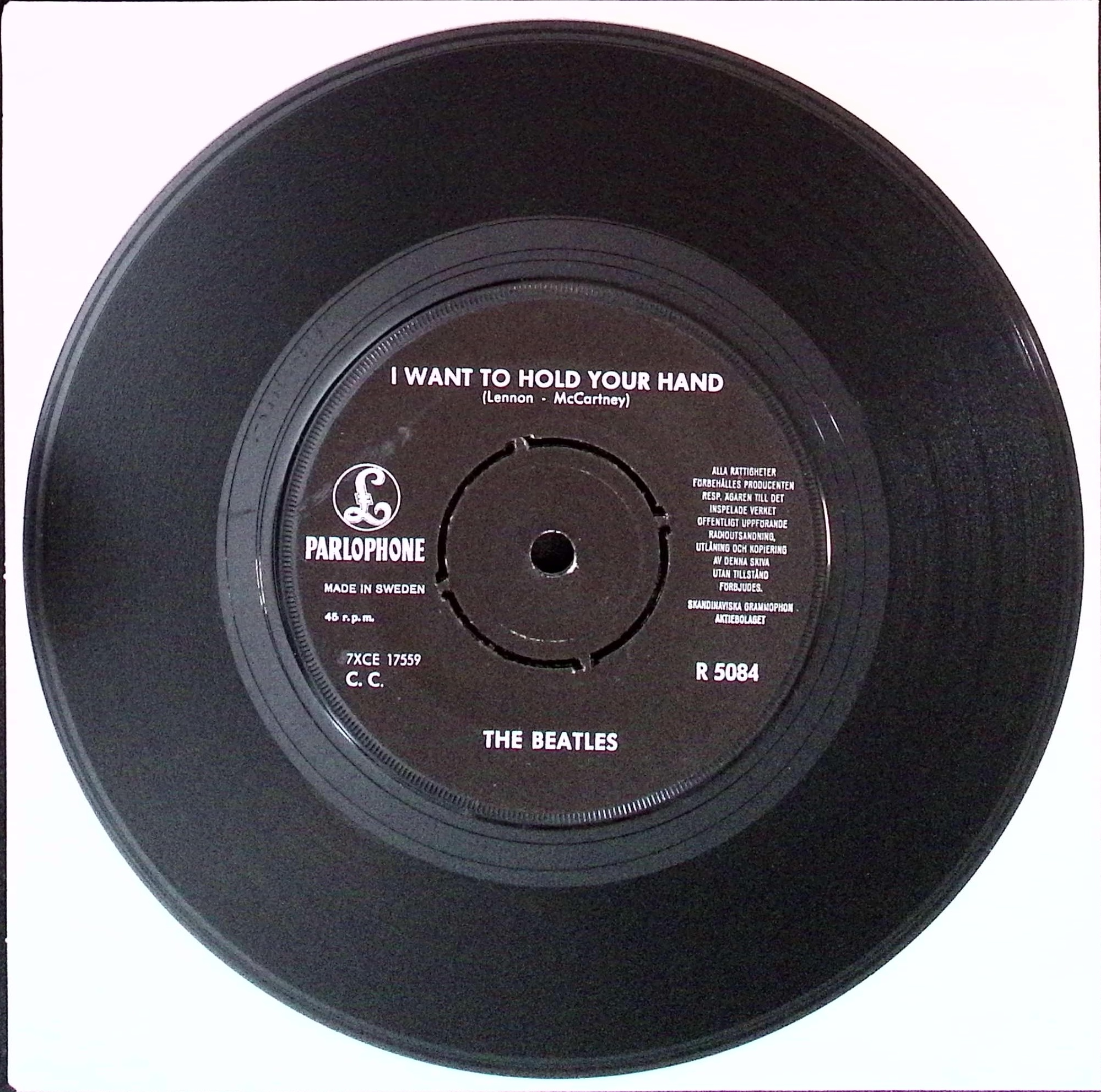 The Beatles - I Want To Hold Your Hand / This Boy (Sweden)