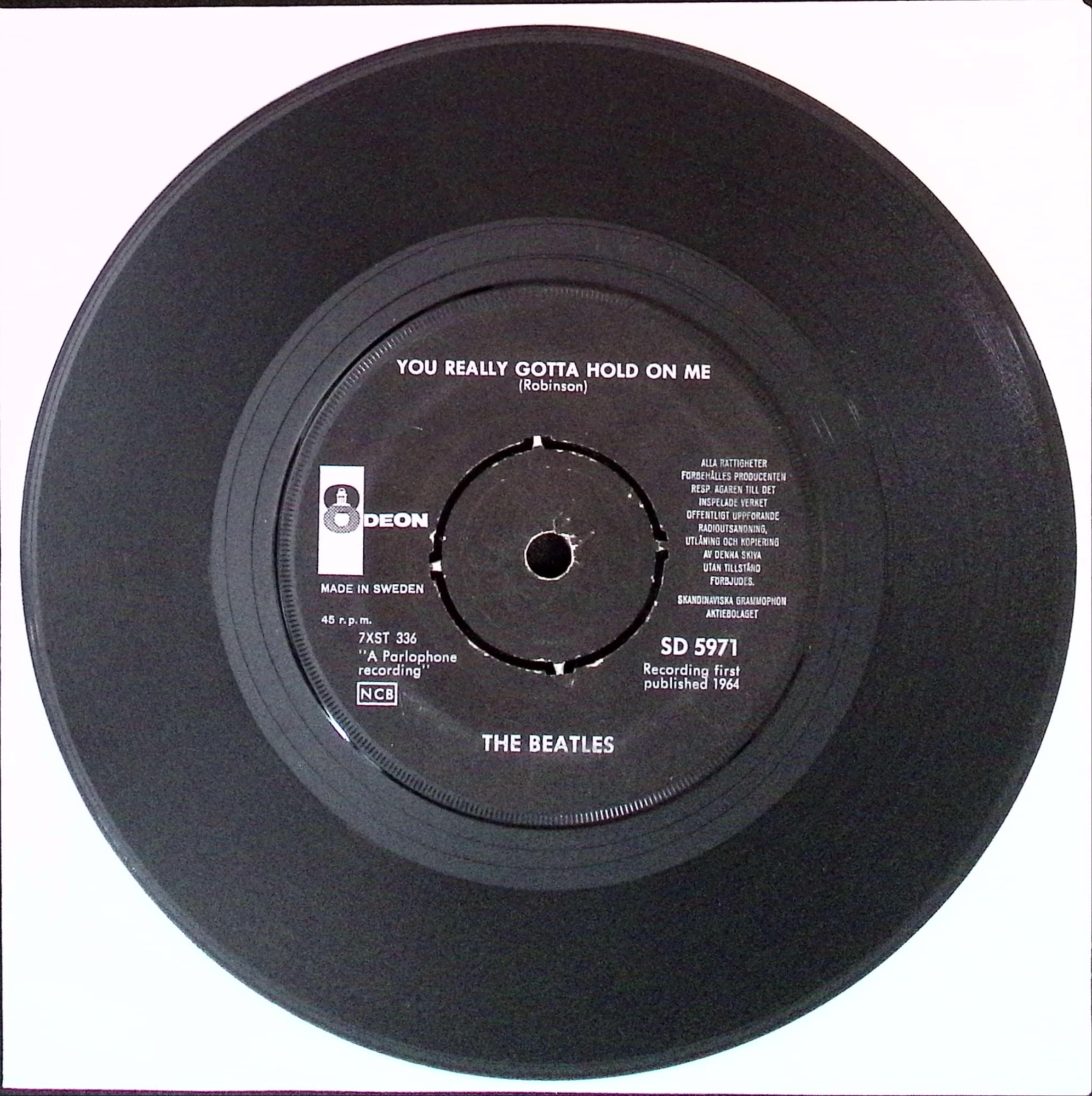 The Beatles - I Should Have Known Better / You Really Gotta Hold On Me (Sweden)