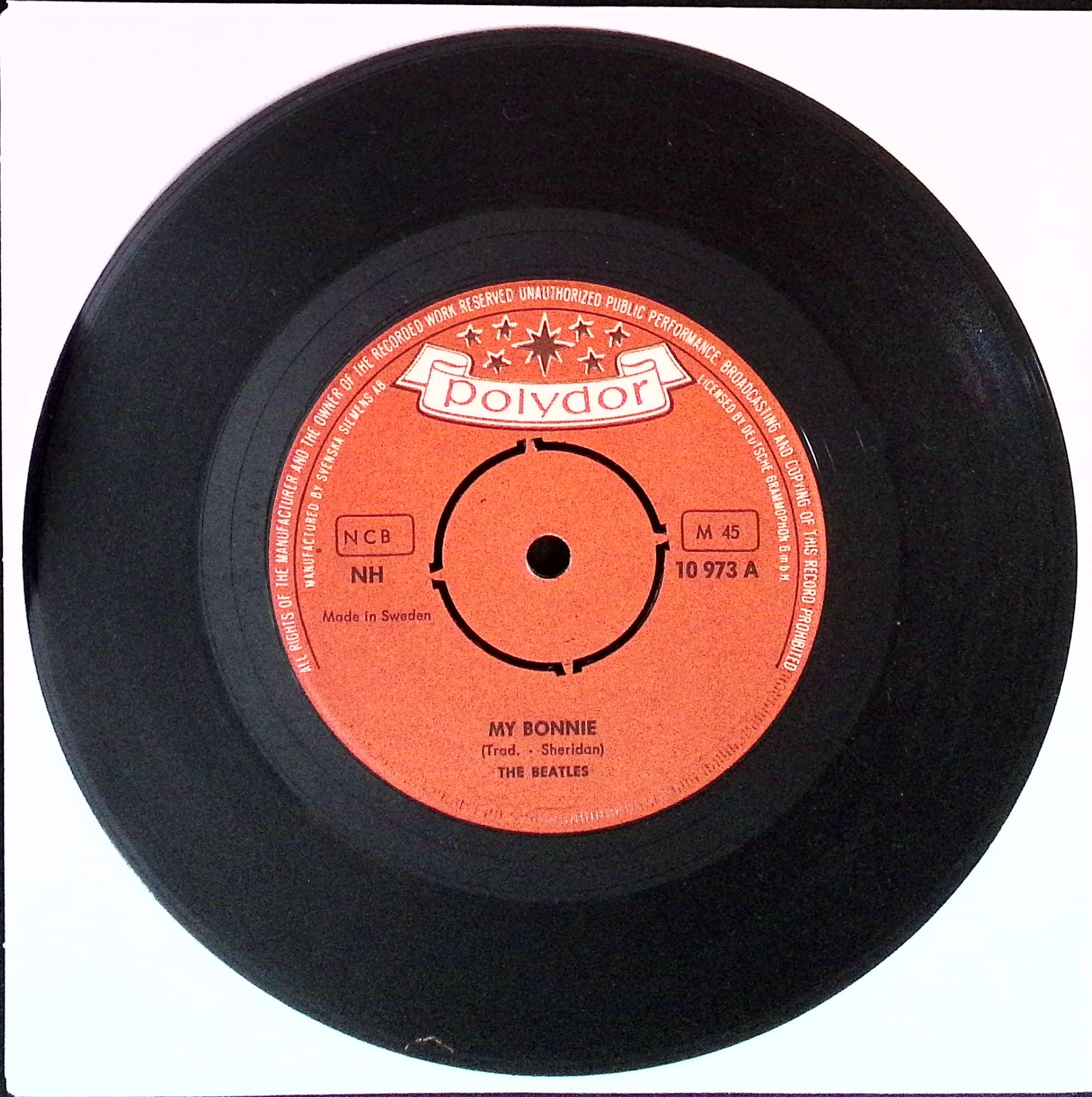 The Beatles - My Bonnie / Cry for a shadow (Sweden)