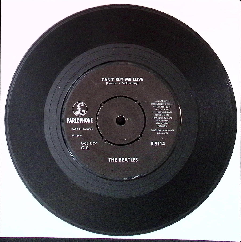 The Beatles - Can't Buy Me Love / You Can't Do That (Sweden)