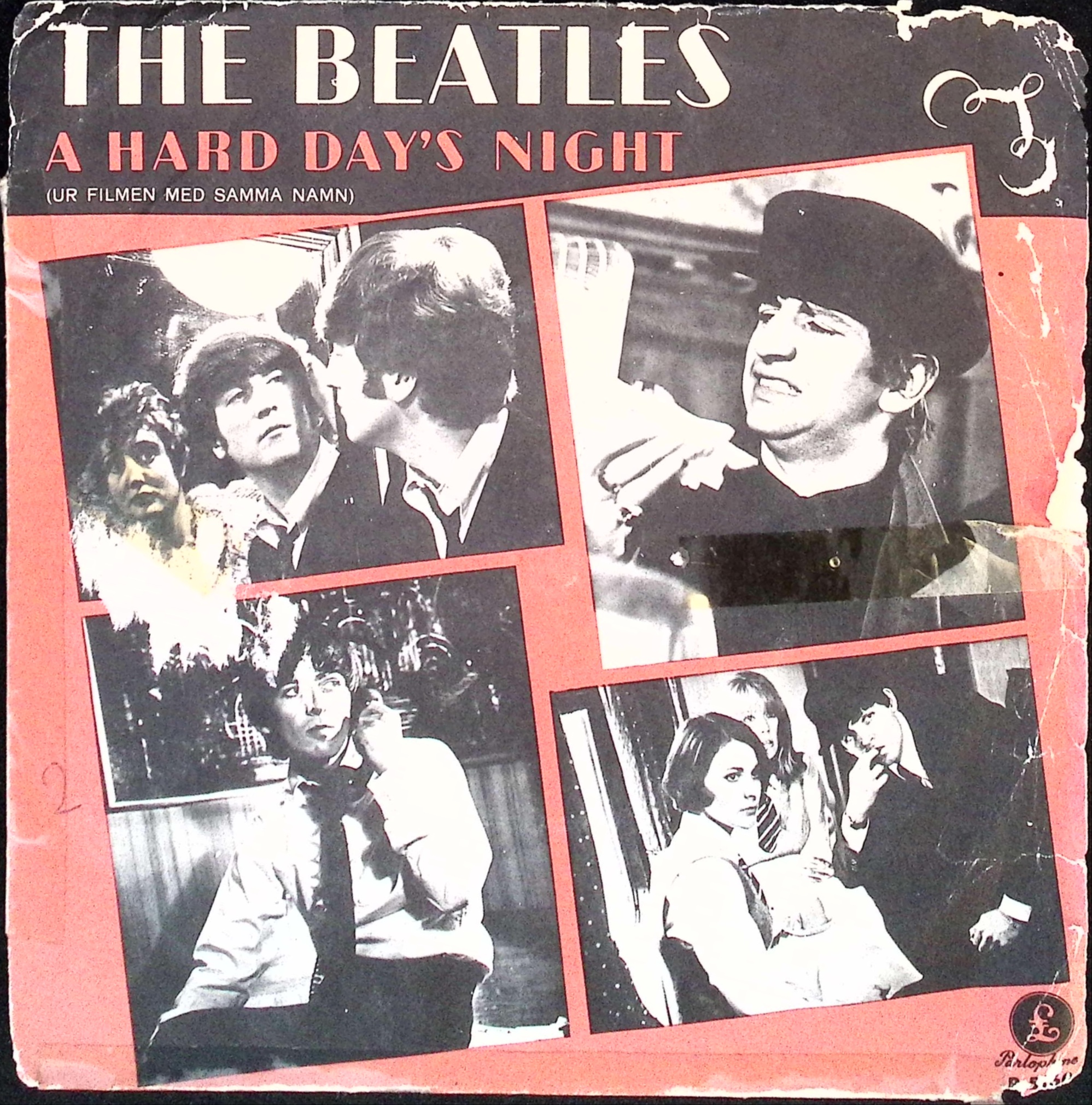 The Beatles - A Hard Day's Night / Things We Said Today (Sweden)