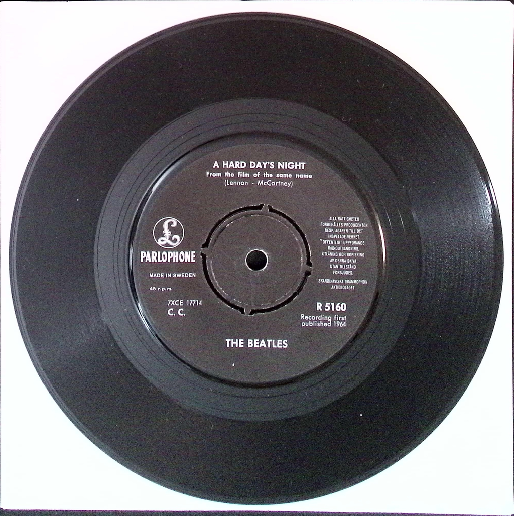 The Beatles - A Hard Day's Night (Sweden)