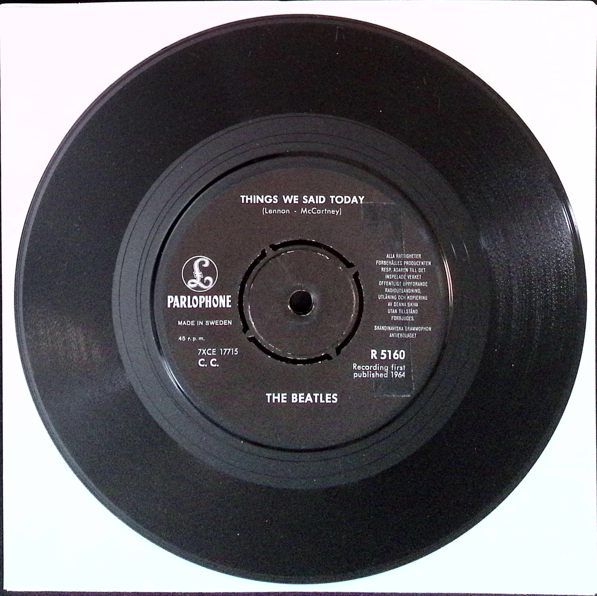 The Beatles - A Hard Day's Night (Sweden)