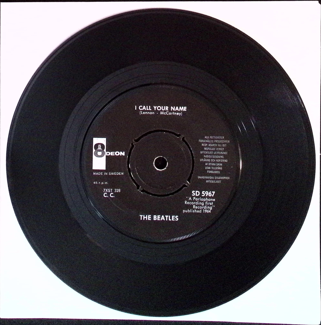 The Beatles - Long Tall Sally / I Call Your Name (Sweden)