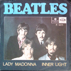 The Beatles - Lady Madonna / Inner Light (Sweden)