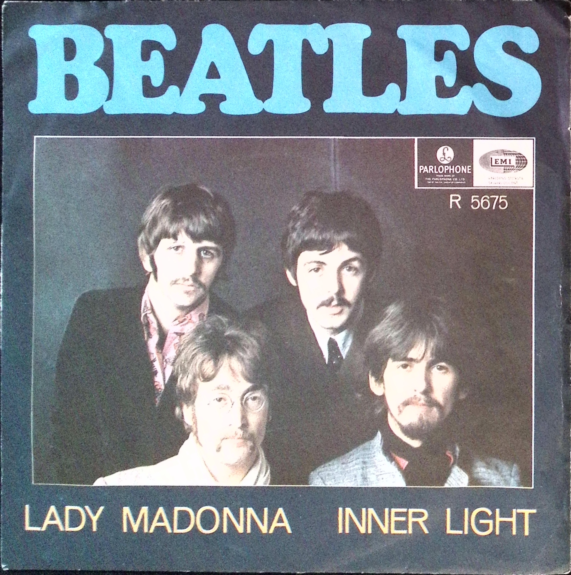 The Beatles - Lady Madonna / Inner Light (Sweden)