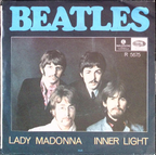 The Beatles - Lady Madonna / Inner Light (Sweden)