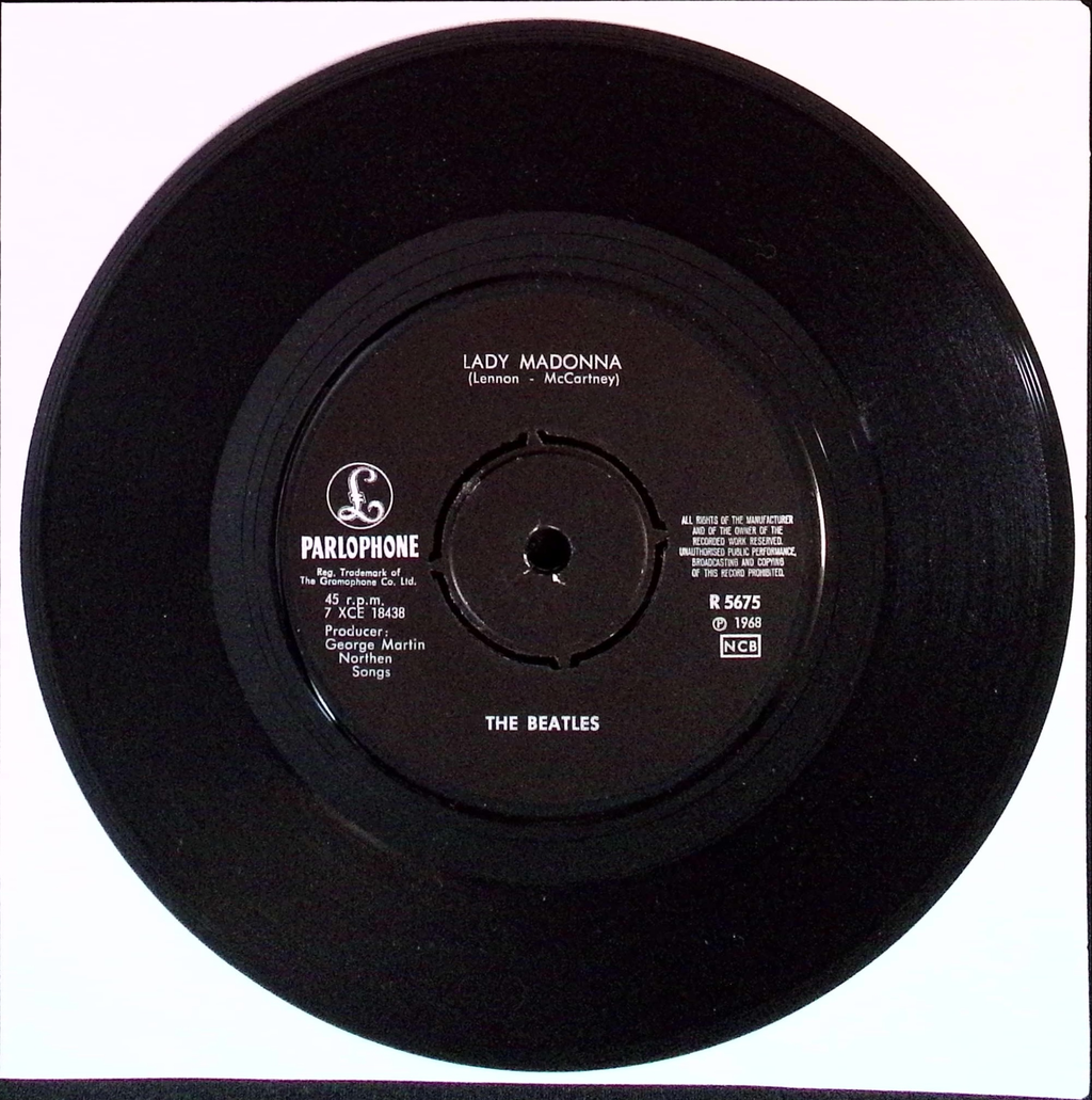 The Beatles - Lady Madonna / Inner Light (Sweden)