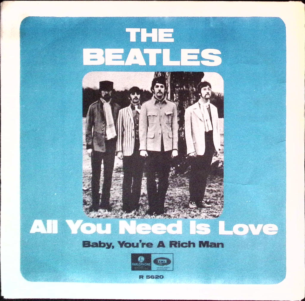 The Beatles - All You Need Is Love / Baby you're a Rich Man (Sweden)