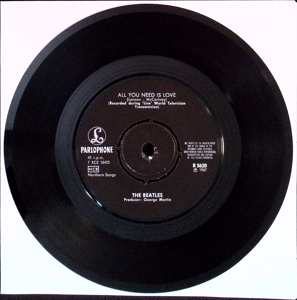 The Beatles - All You Need Is Love / Baby you're a Rich Man (Sweden)