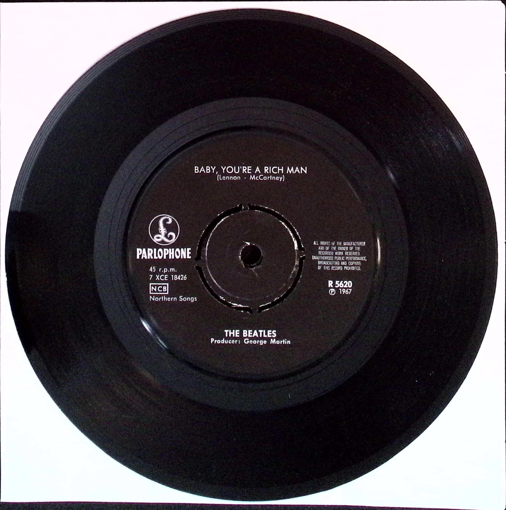The Beatles - All You Need Is Love / Baby you're a Rich Man (Sweden)