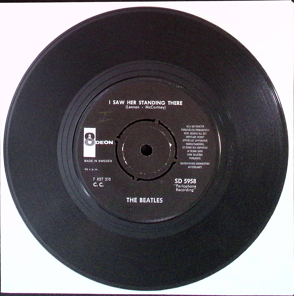 The Beatles - All My Loving / I Saw Here Standing There (Sweden)