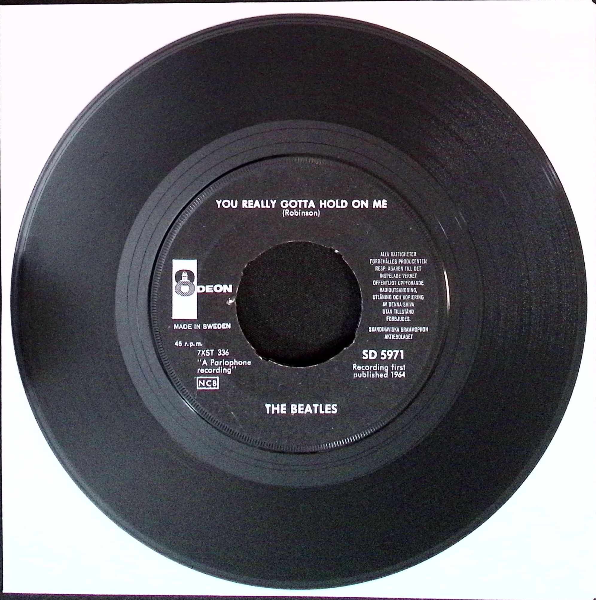 The Beatles - I Should Have Known Better / You really gotta hold on me (Sweden)