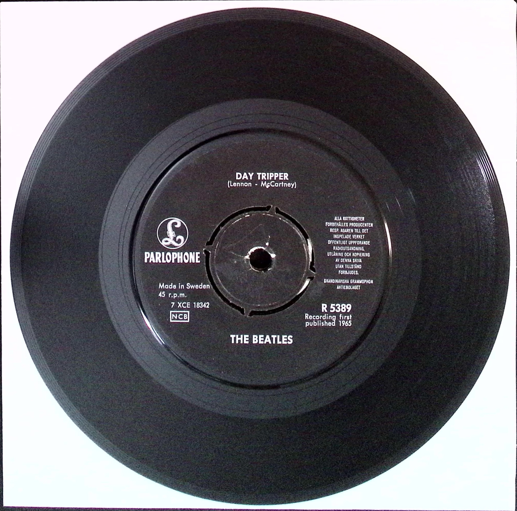 The Beatles - We Can Work It Out / Day Tripper (Sweden)