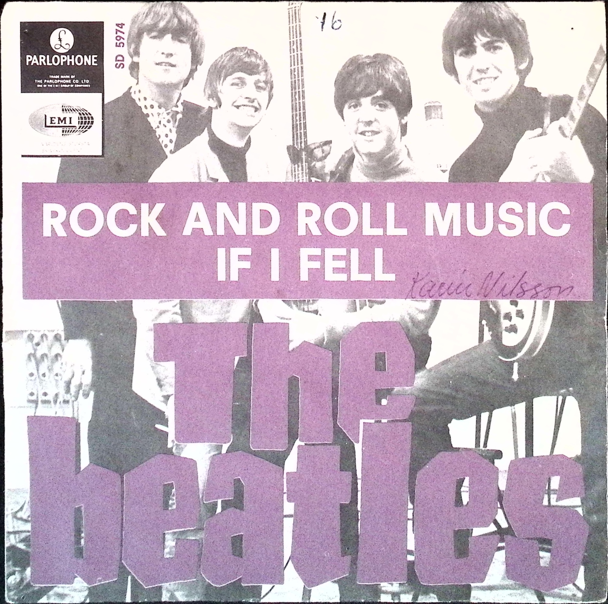 The Beatles - Rock And Roll Music / If I Fell (Sweden)