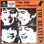 The Beatles - I Feel FIne / She's A Woman (Sweden)