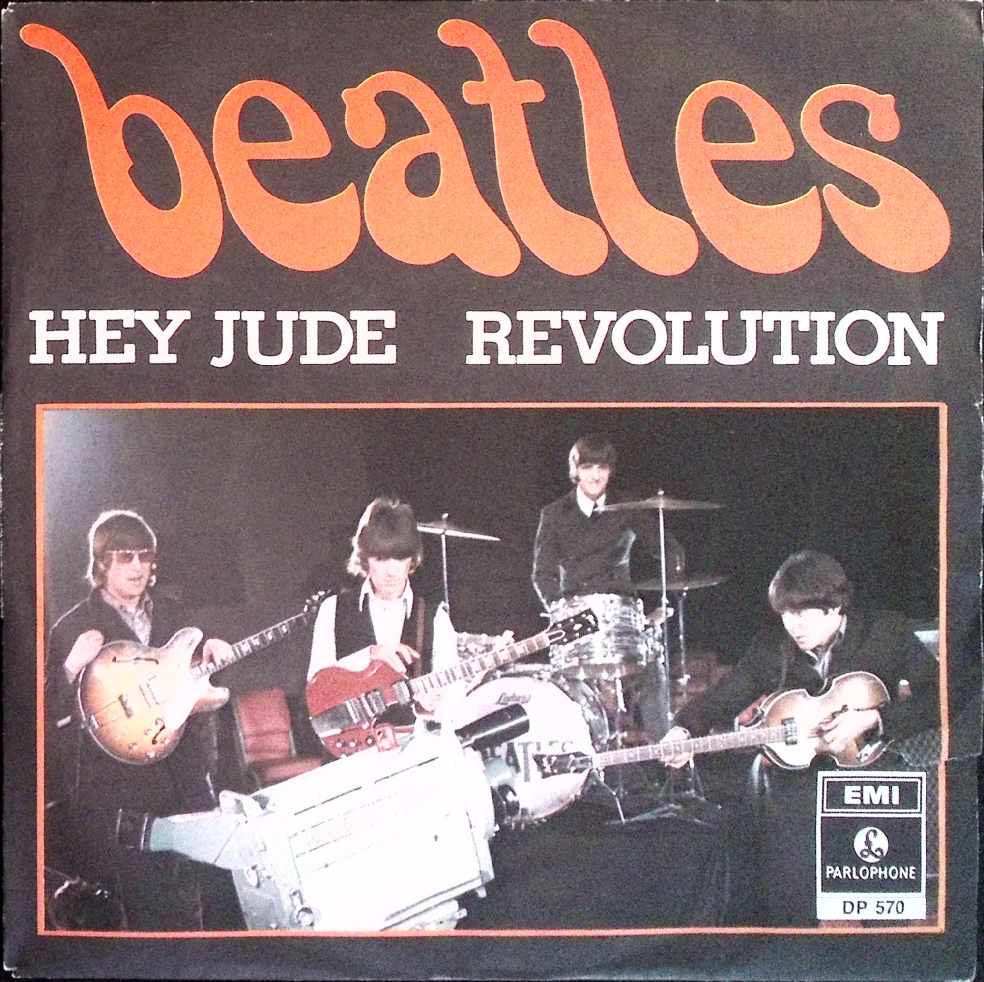 The Beatles - Hey Jude / Revolution (Sweden)