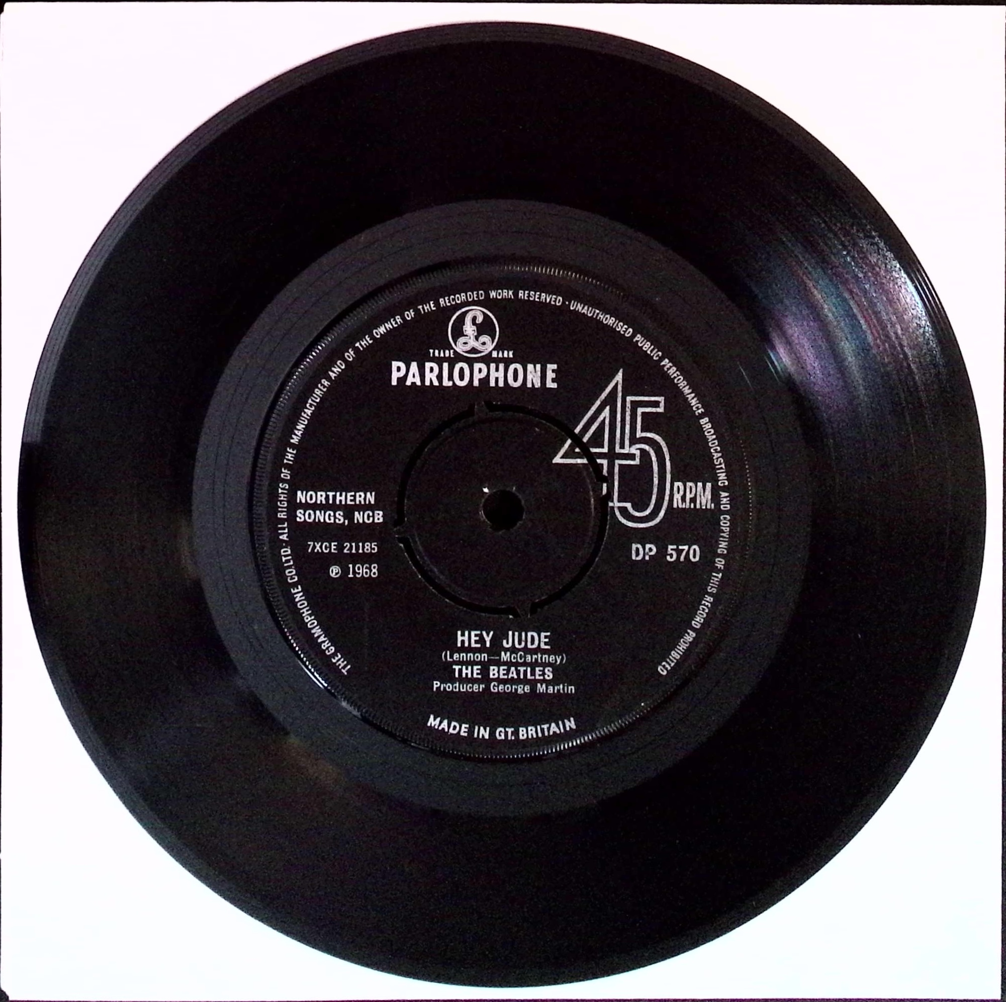 The Beatles - Hey Jude / Revolution (Sweden)