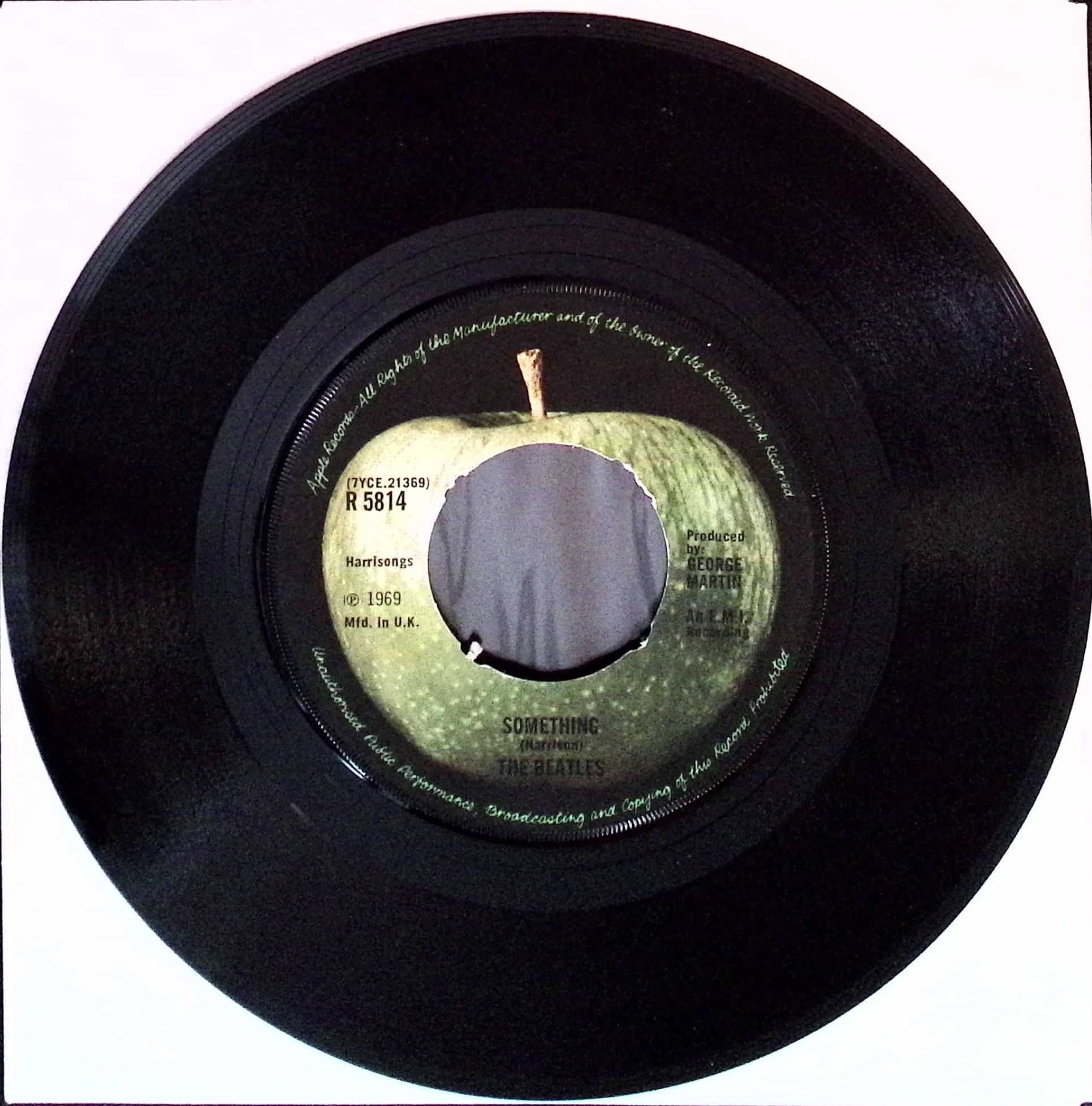 The Beatles - Something / Come Together (Sweden)