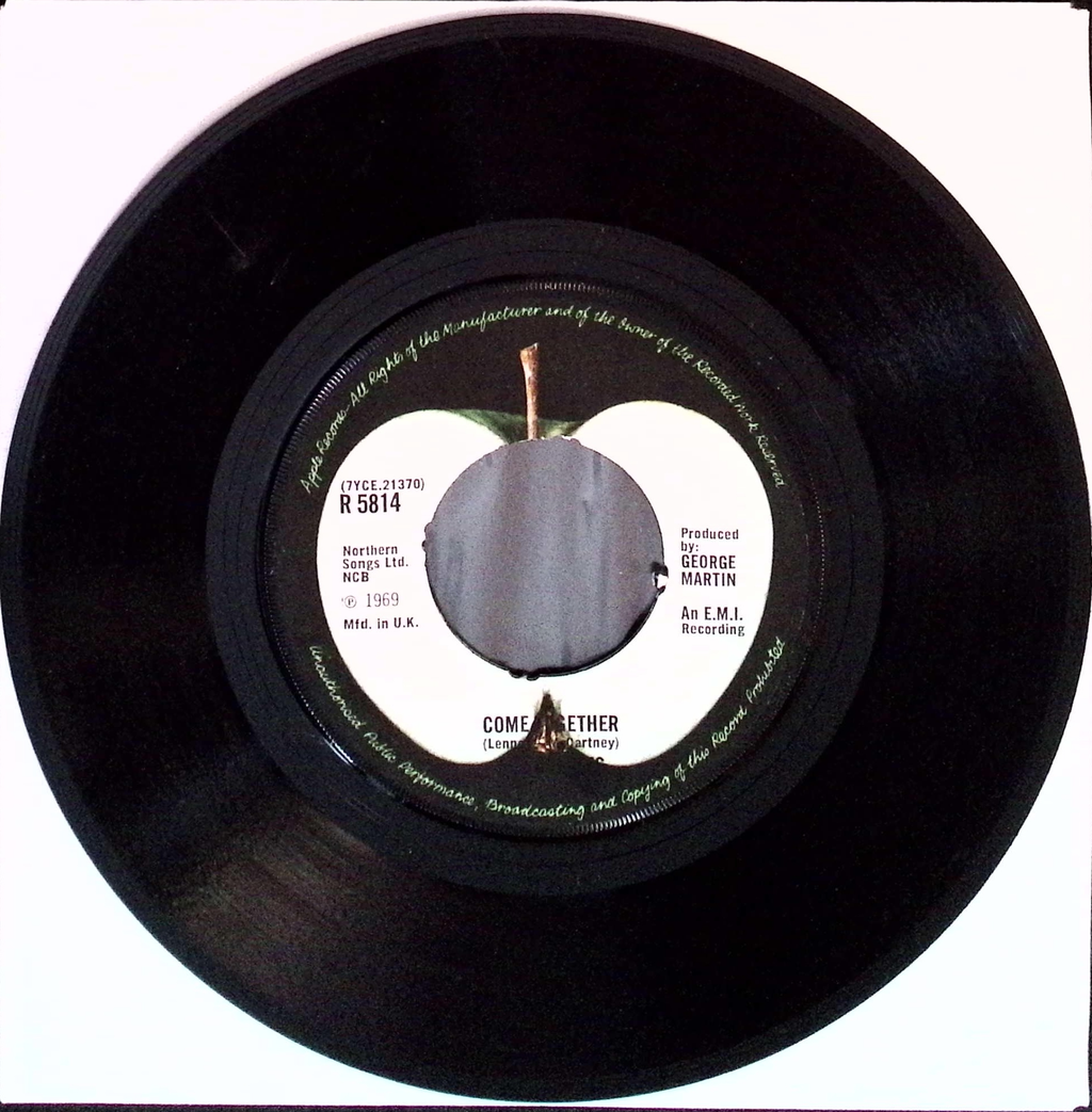 The Beatles - Something / Come Together (Sweden)