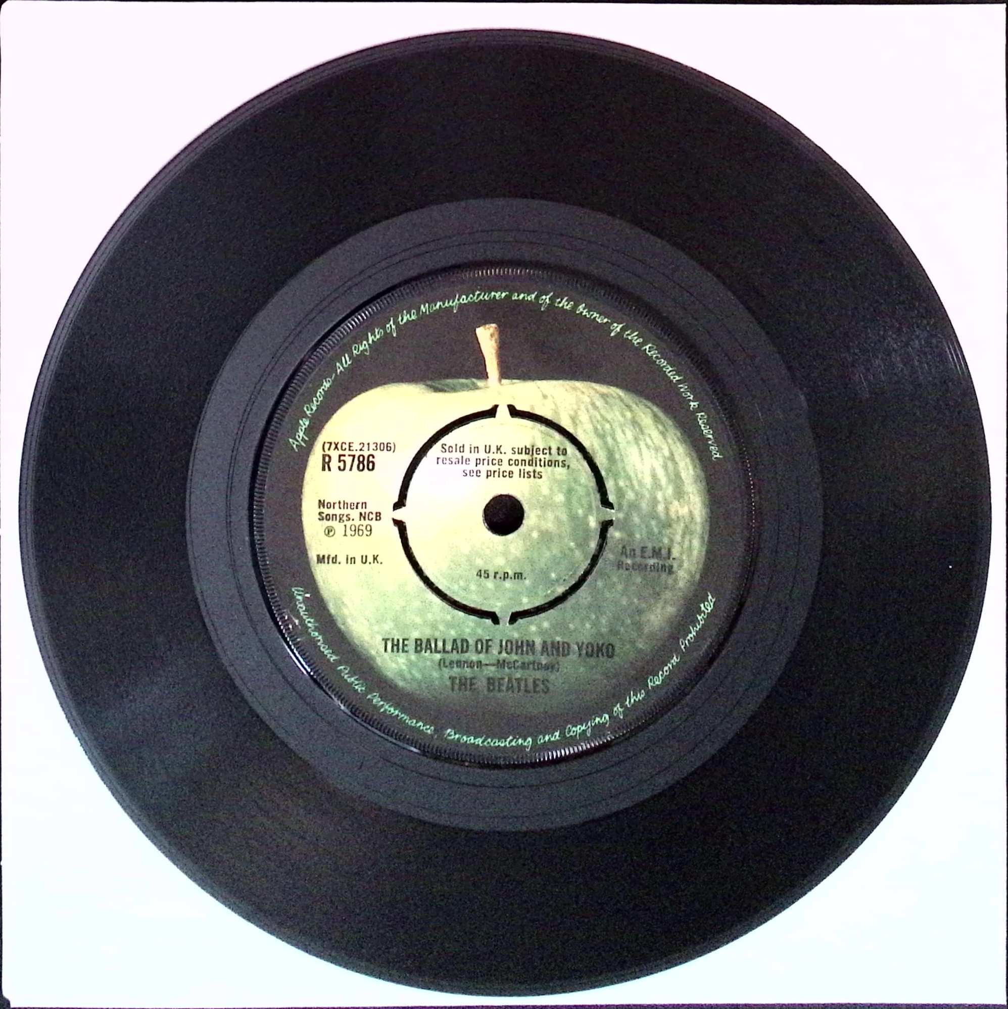 The Beatles - The Ballad of John and Yoko / Old Brown Shoe (Sweden)