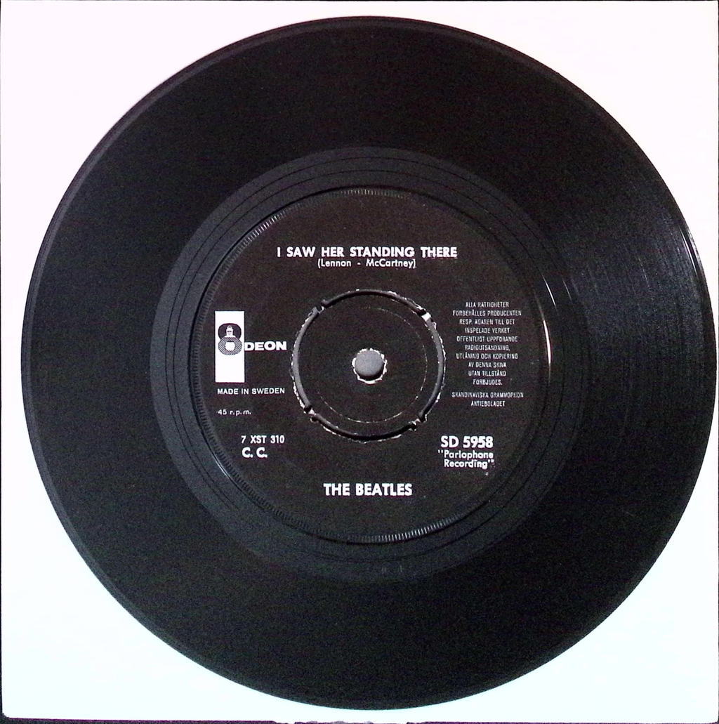 The Beatles - All My Loving / I Saw Here Standing There (Sweden)
