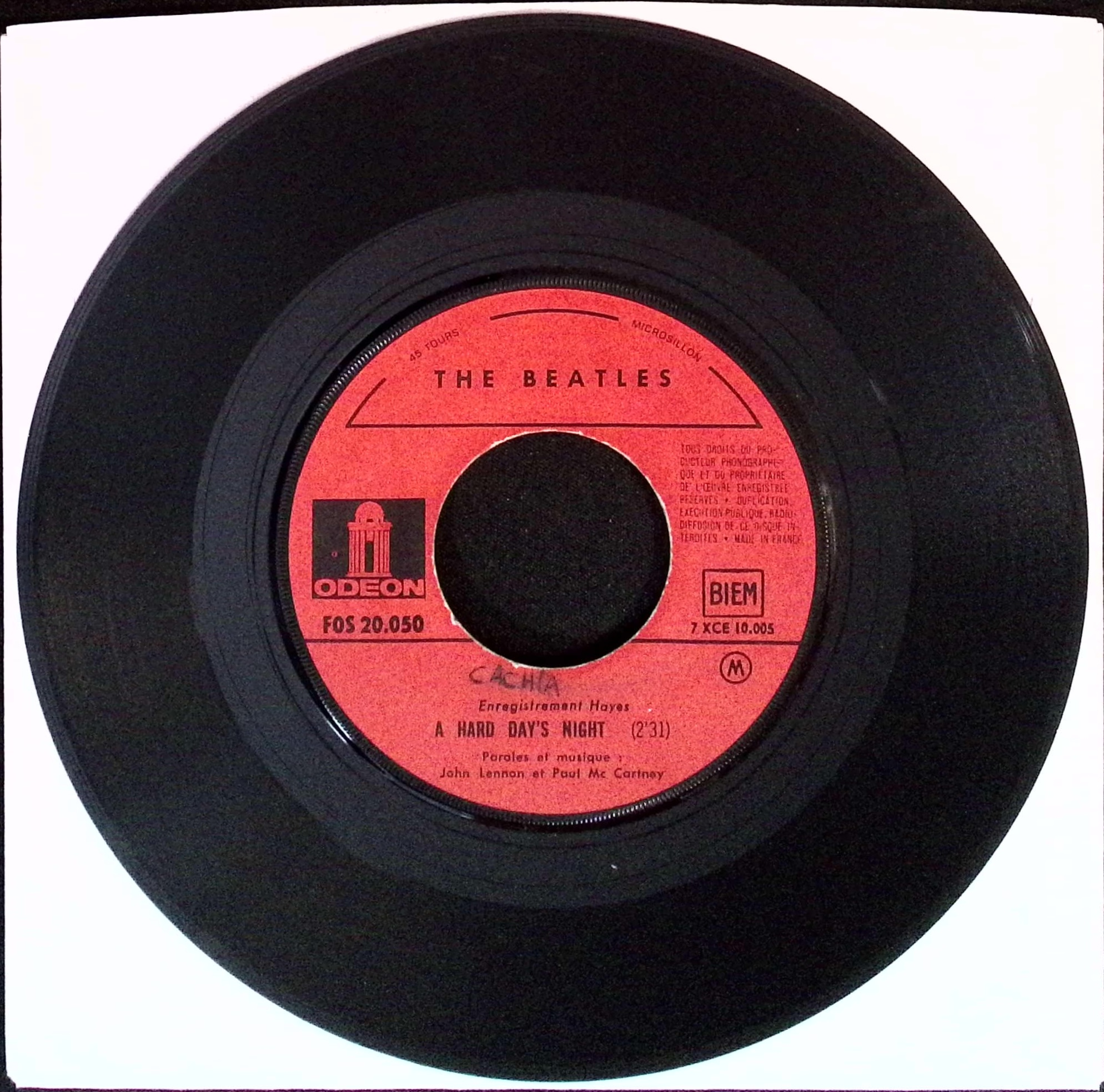 The Beatles - A Hard Day's Night / I Should Have Known Better (France)
