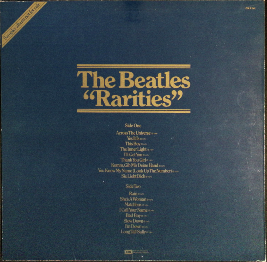 The Beatles - Rarities (Netherlands)