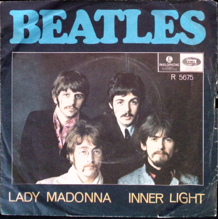 The Beatles - Lady Madonna / Inner Light (Sweden)