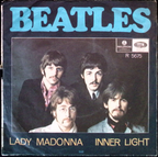 The Beatles - Lady Madonna / Inner Light (Sweden)