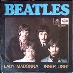 The Beatles - Lady Madonna / Inner Light (Sweden)