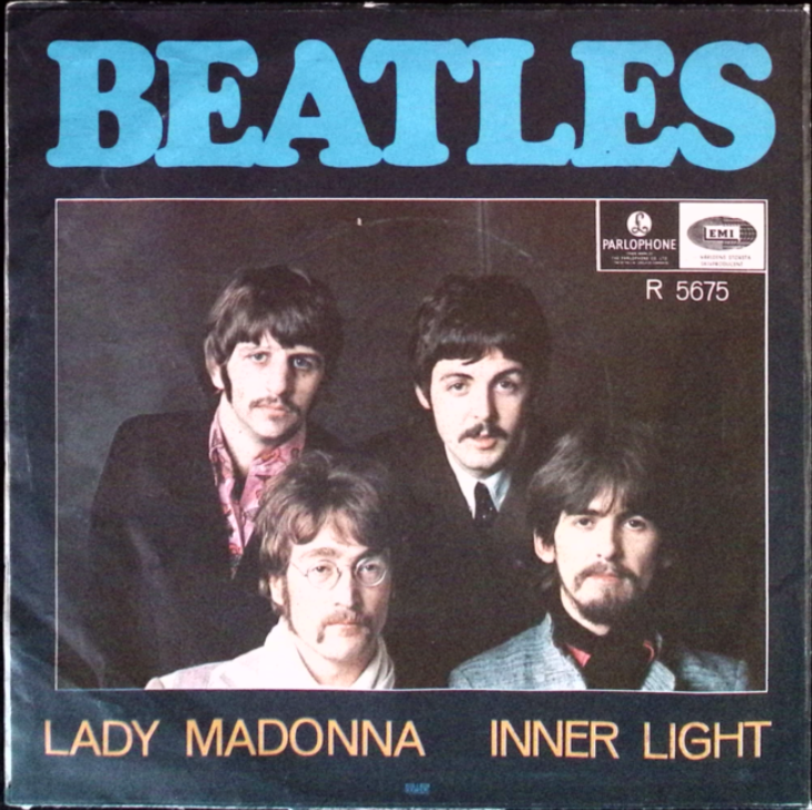 The Beatles - Lady Madonna / Inner Light (Sweden)